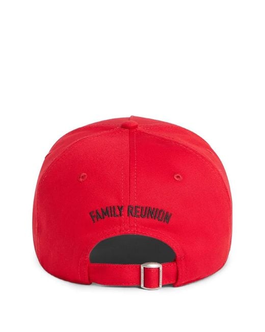 DSquared² Red Logo Baseball Cap for men