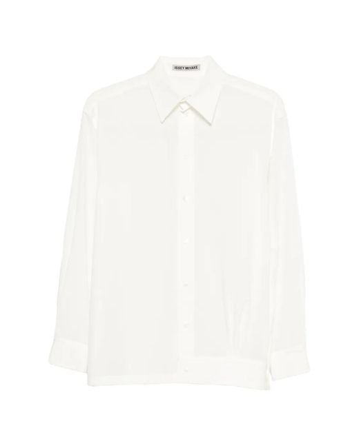 Issey Miyake White Odd Shirt