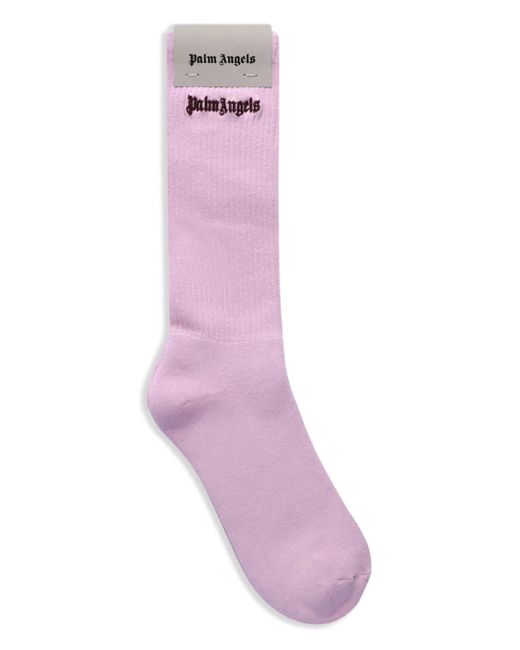 Palm Angels ロゴ 靴下 Pink
