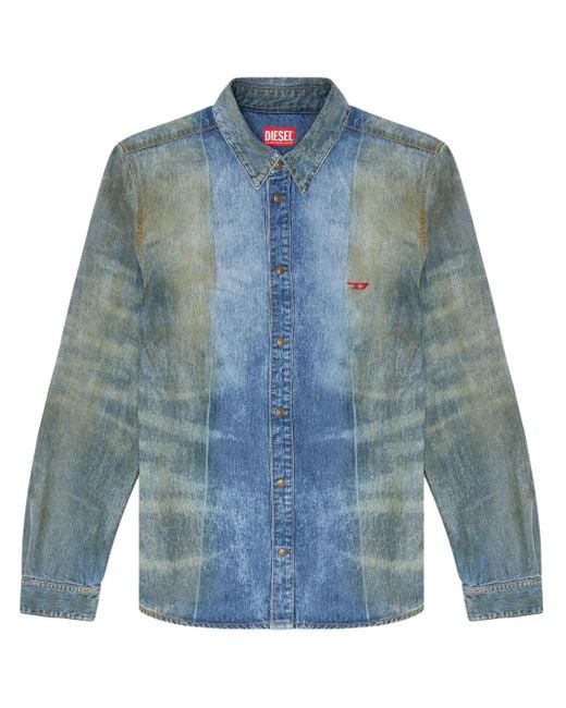 DIESEL Blue D-Fitty-Fsf Shirt for men