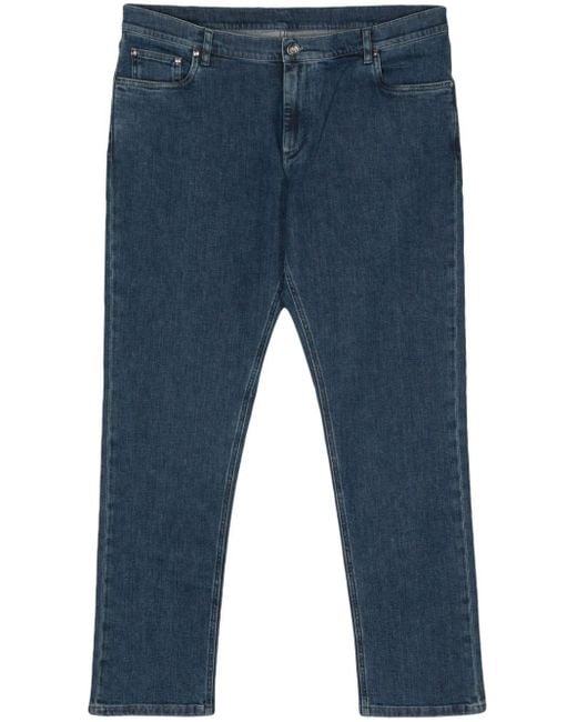 Corneliani Straight Jeans in het Blue voor heren