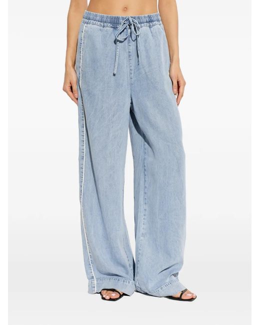 Gestuz Blue Sea Drawstring Trousers