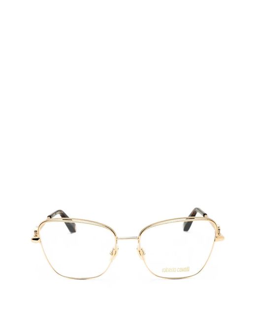 Roberto Cavalli Natural Geometric-Frame Glasses