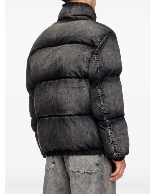 DIESEL Black W-Mons-A Padded Jacket