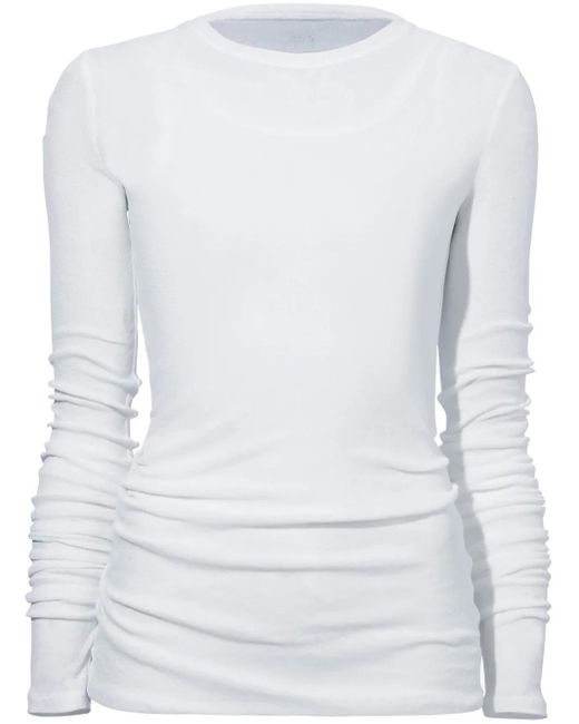 Proenza Schouler White Roger Draped T-Shirt
