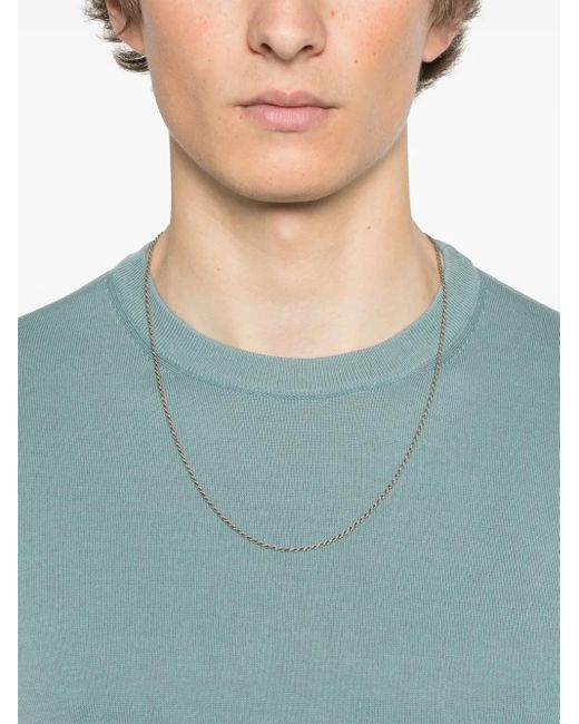 メンズ Canali ニット Tシャツ Blue
