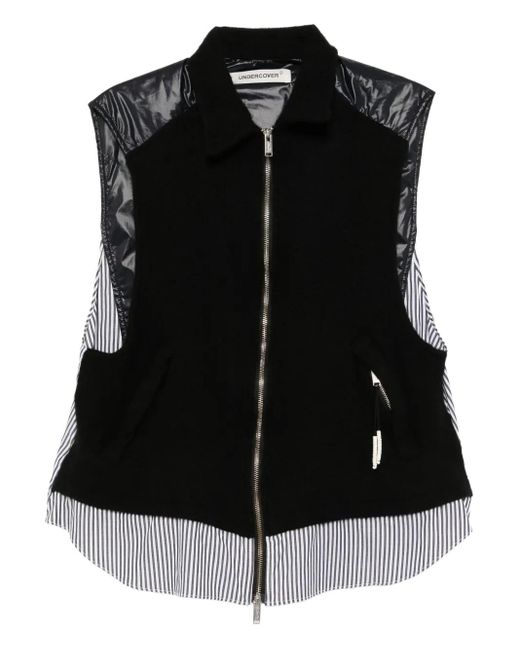 Chaleco con diseño patchwork Undercover de color Black