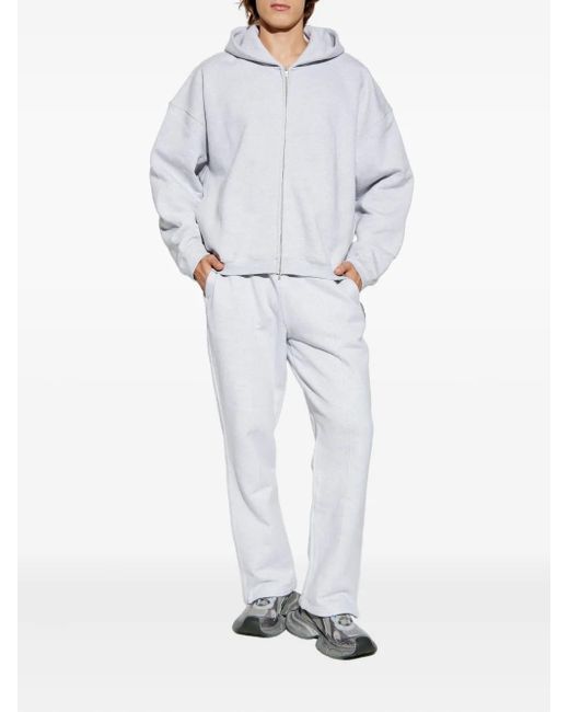 Represent White Initial Boxy Hoodie for men