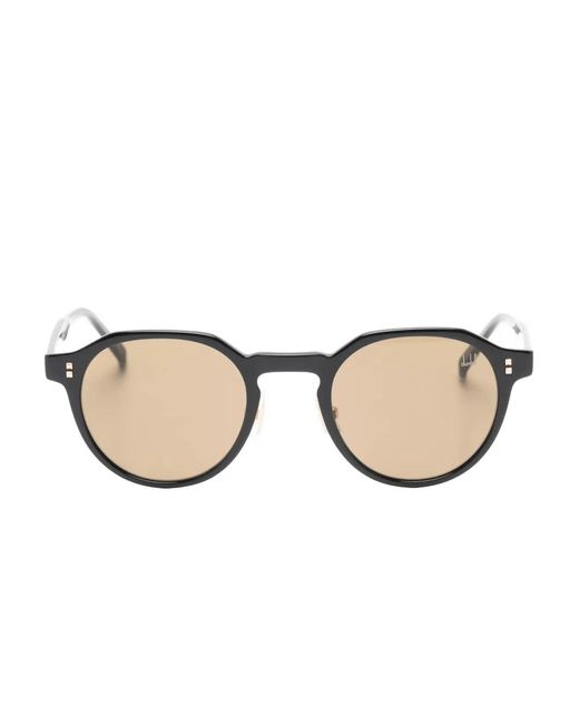 Dunhill Natural Oval-Frame Sunglasses