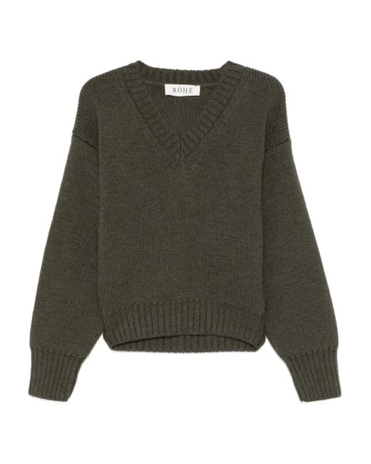 Jersey de lana Rohe de color Green