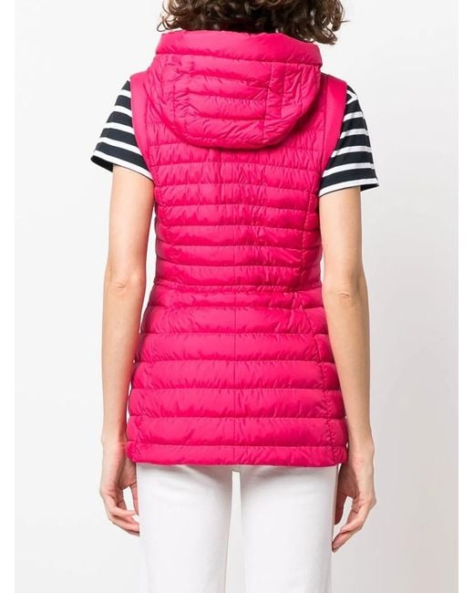 Woolrich Pink Hibiscus Padded Gilet