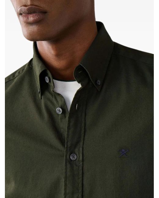 Hackett Green Brompton Button-Down Oxford Shirt for men