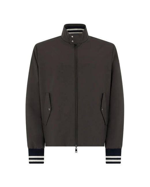 Moncler Black Prieure Reversible Bomber Jacket for men