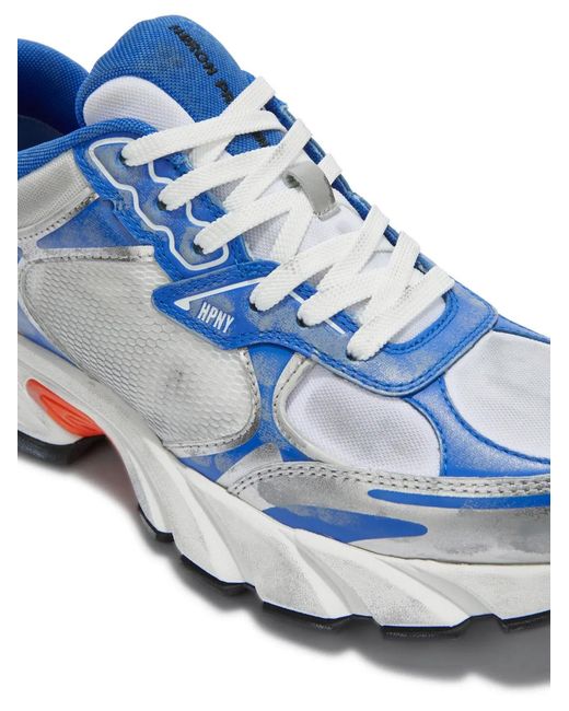 Heron Preston Blue Block Stepper Low-Top Sneakers for men