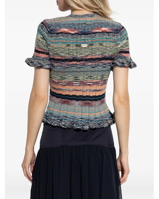 T-Shirt Miya Ulla Johnson en coloris Gray