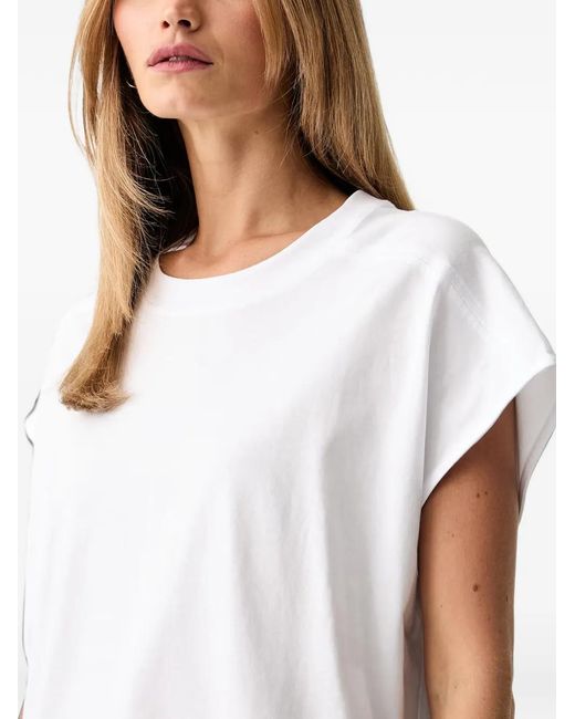 Patrizia Pepe White Fly-Logo T-Shirt