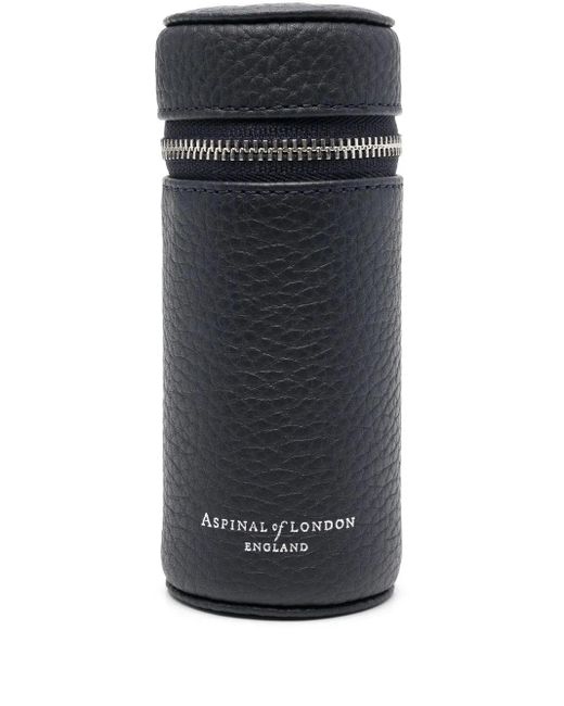 Aspinal Leren Golfbalhouder in het Black voor heren