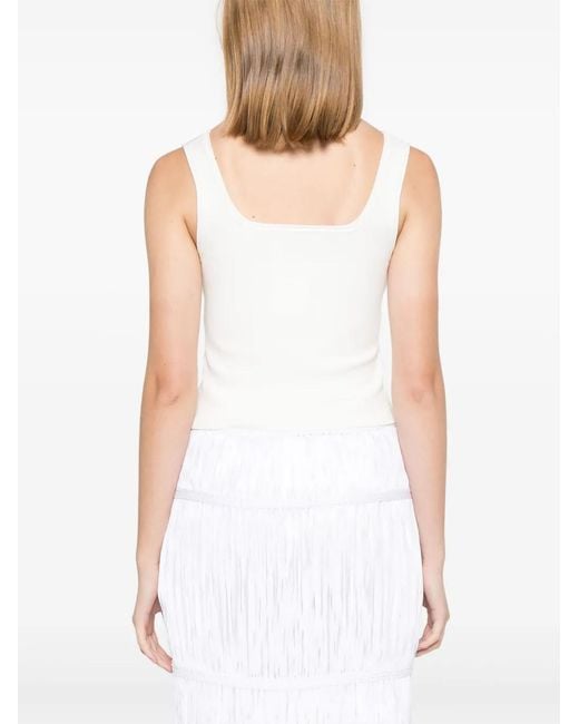 Jonathan Simkhai Ramaina Top in het White