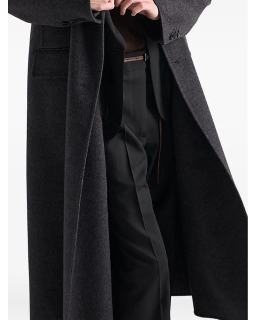 Prada Black Wool Trousers