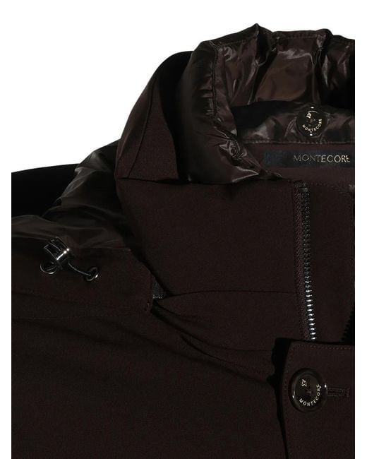 Plumífero Con Capucha Montecore de hombre de color Black