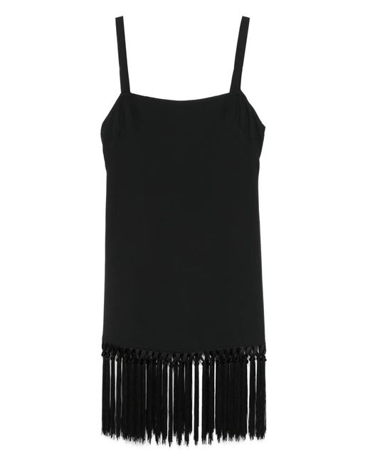 ‎Taller Marmo Black Fringed Dress