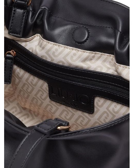 Liu Jo Black Large Riccy Shoulder Bag