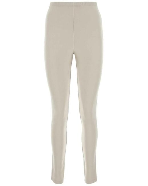 Leggins Con Logo Triangular Prada de color Natural