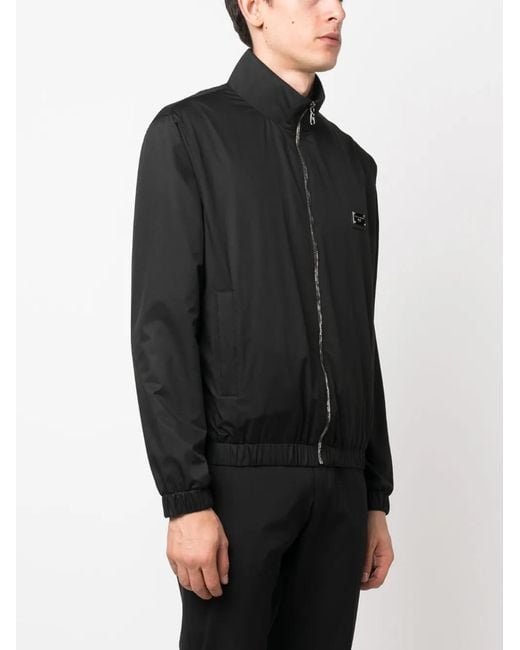 Dolce & Gabbana Black Nylon Jacket for men