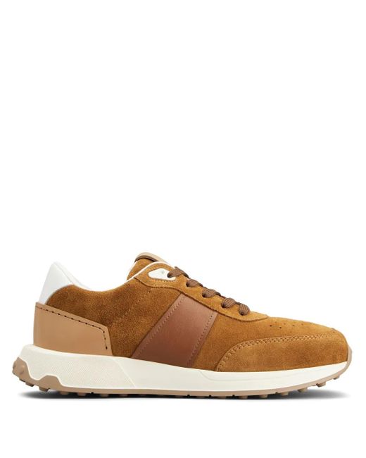 Tod's Brown Suede Sneakers for men