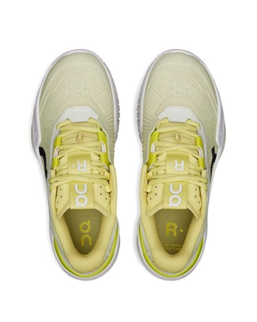 On Shoes Green The Roger Pro Fire Sneakers