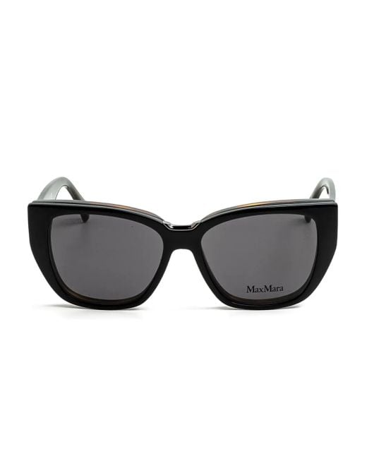 Max Mara Black Cat-Eye-Sonnenbrille