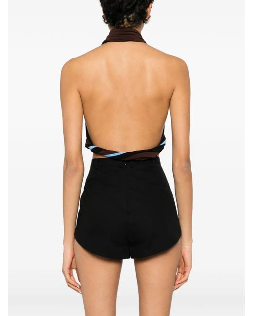 Coperni Haltertop in het Black
