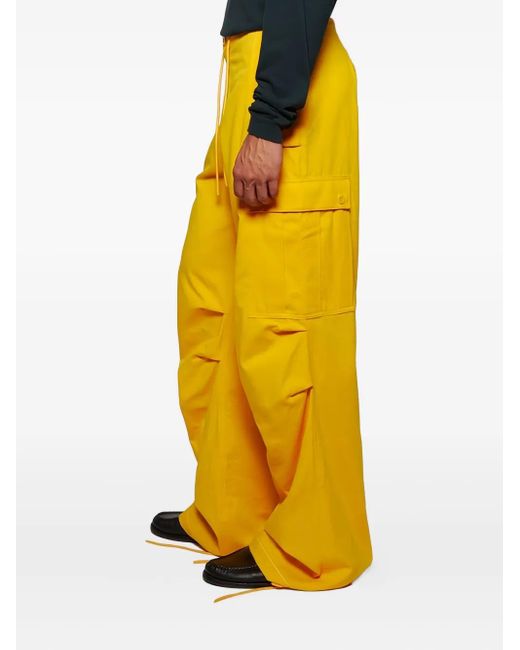 GALLERY DEPT. Yellow Theo Drawstring Cargo Pants