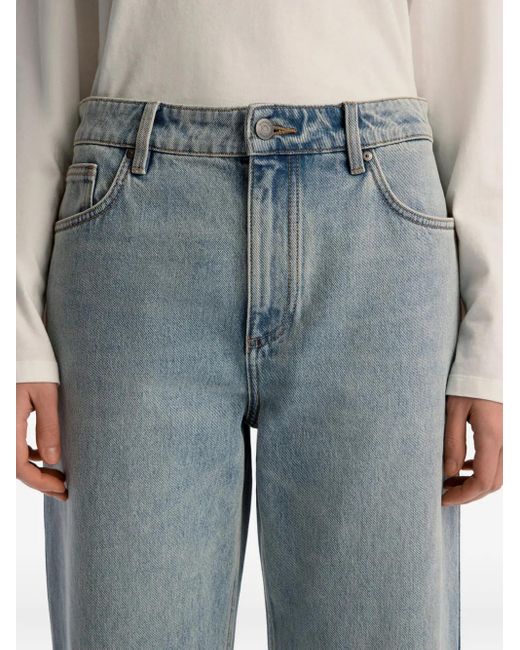 12 STOREEZ Blue Straight-Leg Jeans