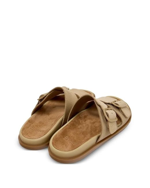 Camper Brown Lluc Buckle-Fastening Sandals for men