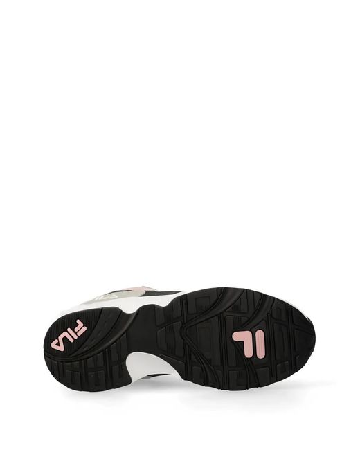 Fila White V94M Panelled Sneakers