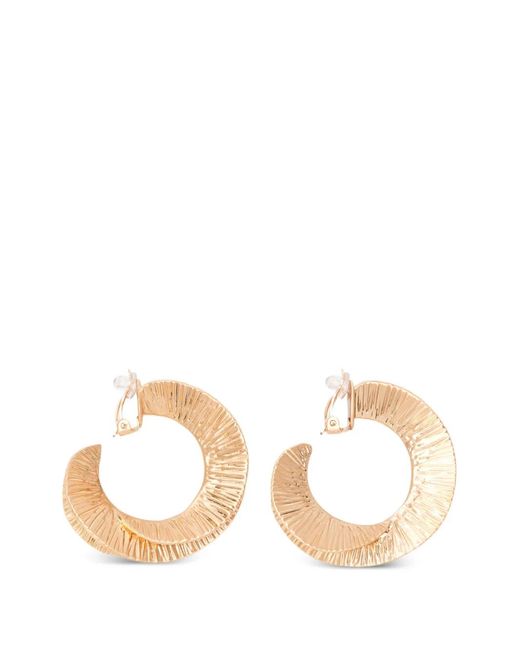 Cult Gaia Natural Ren Large Hoop Earrings