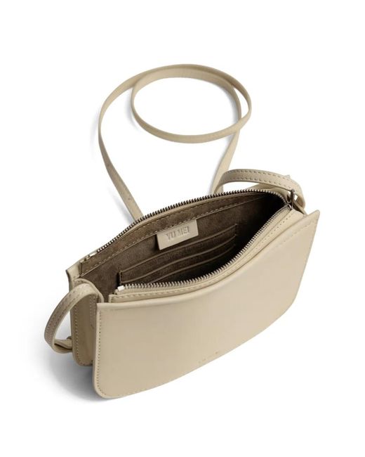 Yu Mei Natural Zip Lambskin Bag