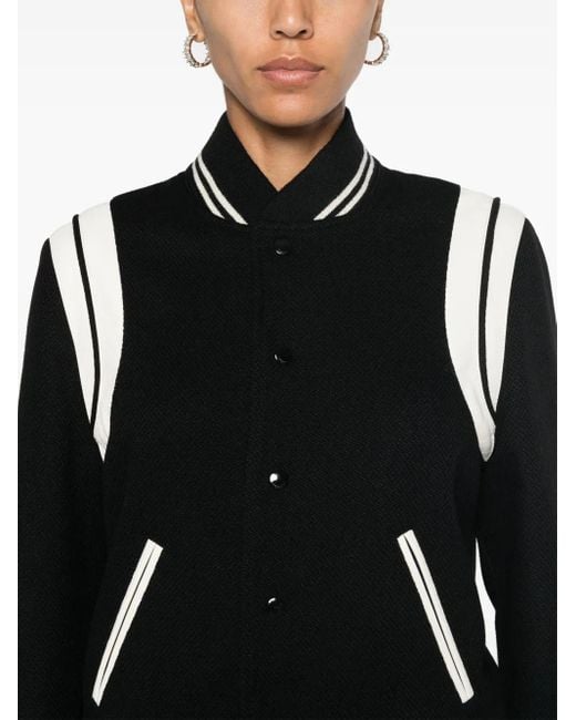 Saint Laurent Black Teddy Jacket