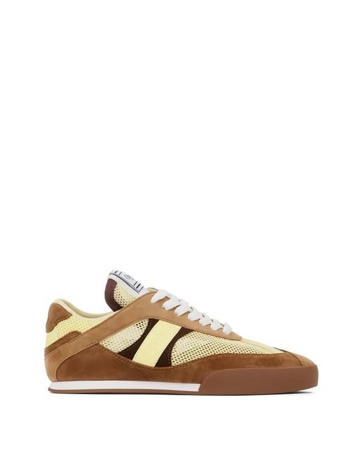 Chloé Brown Panelled Sneakers