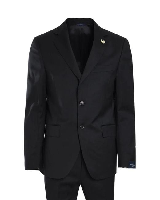 Tombolini Black Button-Up Suit for men