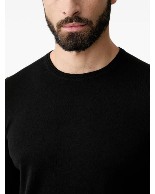Joop! Black Logo-Plaque Sweater for men