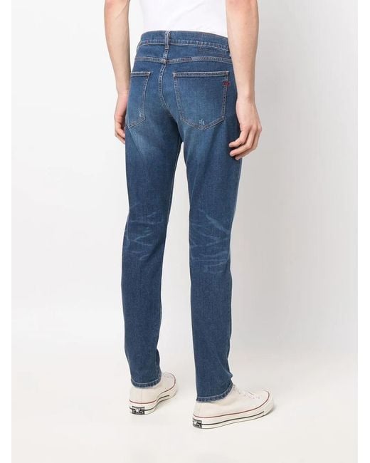 DIESEL Blue D-Strukt Slim-Cut Jeans for men
