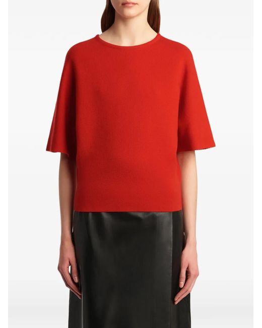 Khaite Red Warren Top