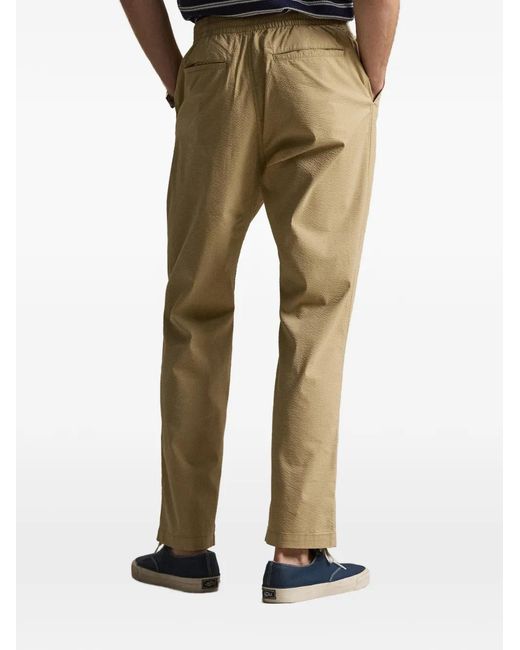 Polo Ralph Lauren Natural Seersucker Drawstring Trousers for men