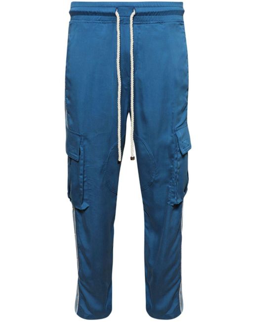 NAHMIAS Blue Track Cargo Pants for men