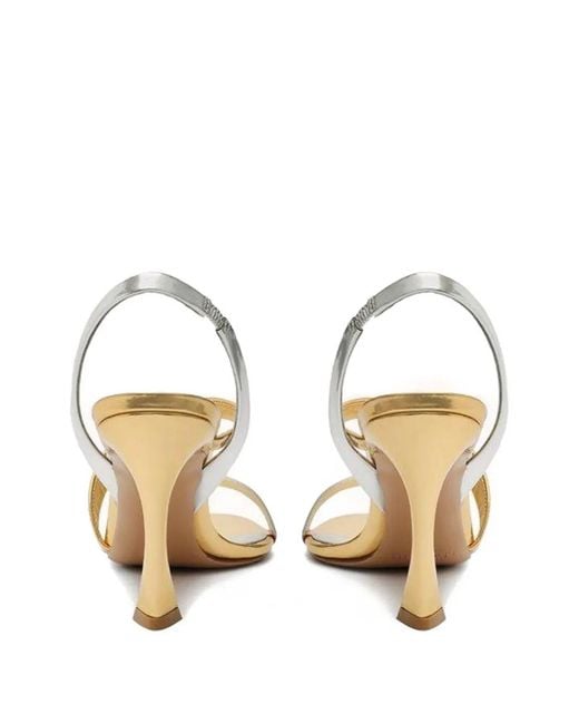 Alexandre Birman Metallic Strap Sandals