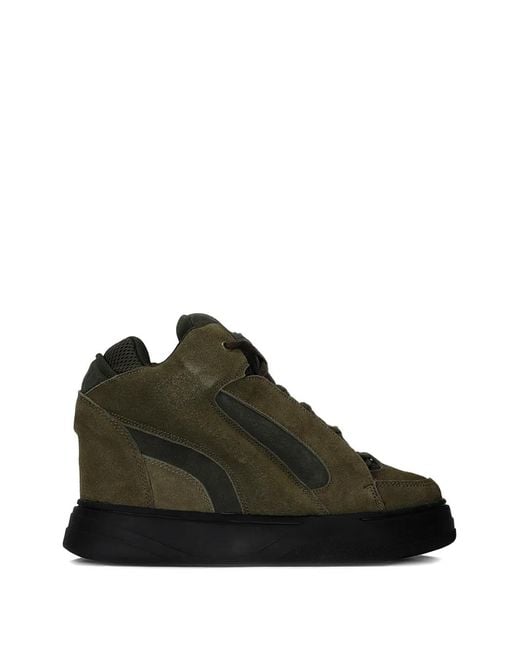OTTOLINGER Black Contemporary Leather Sneaker Heel