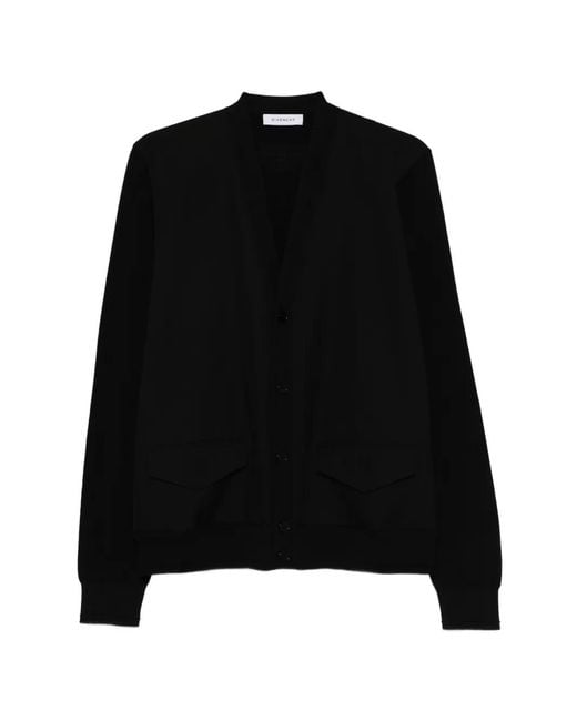 Givenchy Black Flap-Pocket Cardigan for men