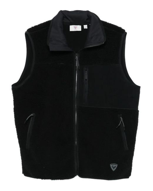 Rossignol Black Alltrack Sherpa Zip-Up Vest for men